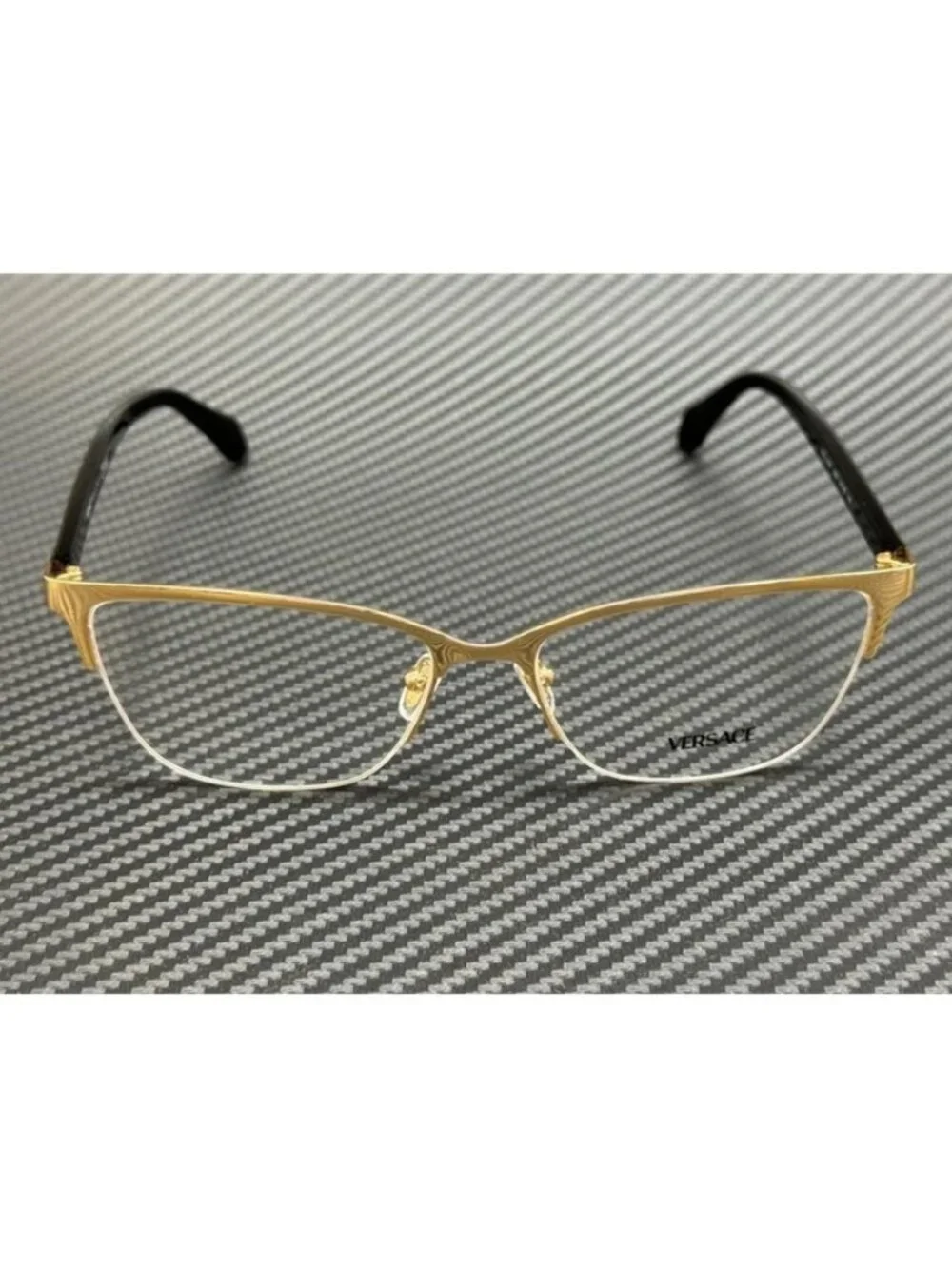 New Versace Women Gold Havana Eyeglasses 52-16-140